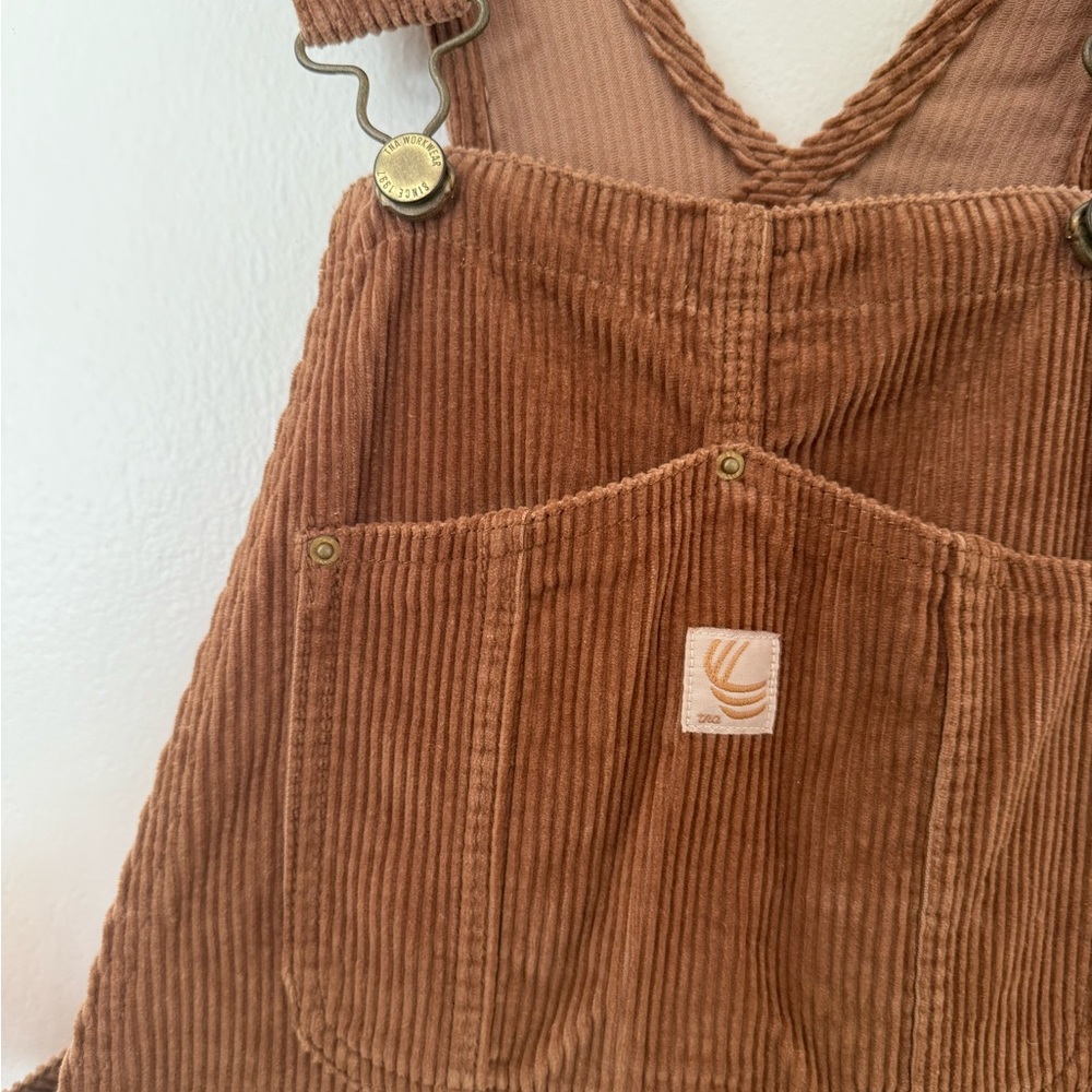 TNA Tan Corduroy Overalls - Picture 5 of 10